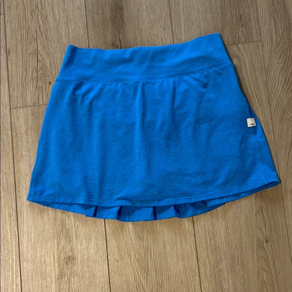 Vuori Athletic Bright Blue Skirt with shorts